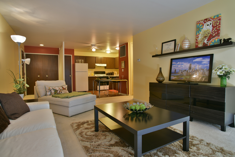 Spacious Living Room in the Crescent Style at Grand Bend Club